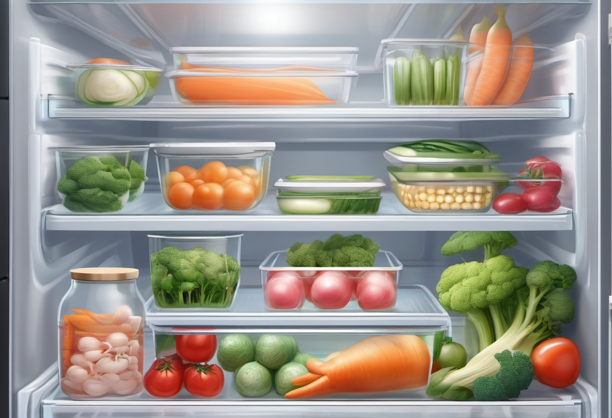 冷蔵庫内の食品を見える化する