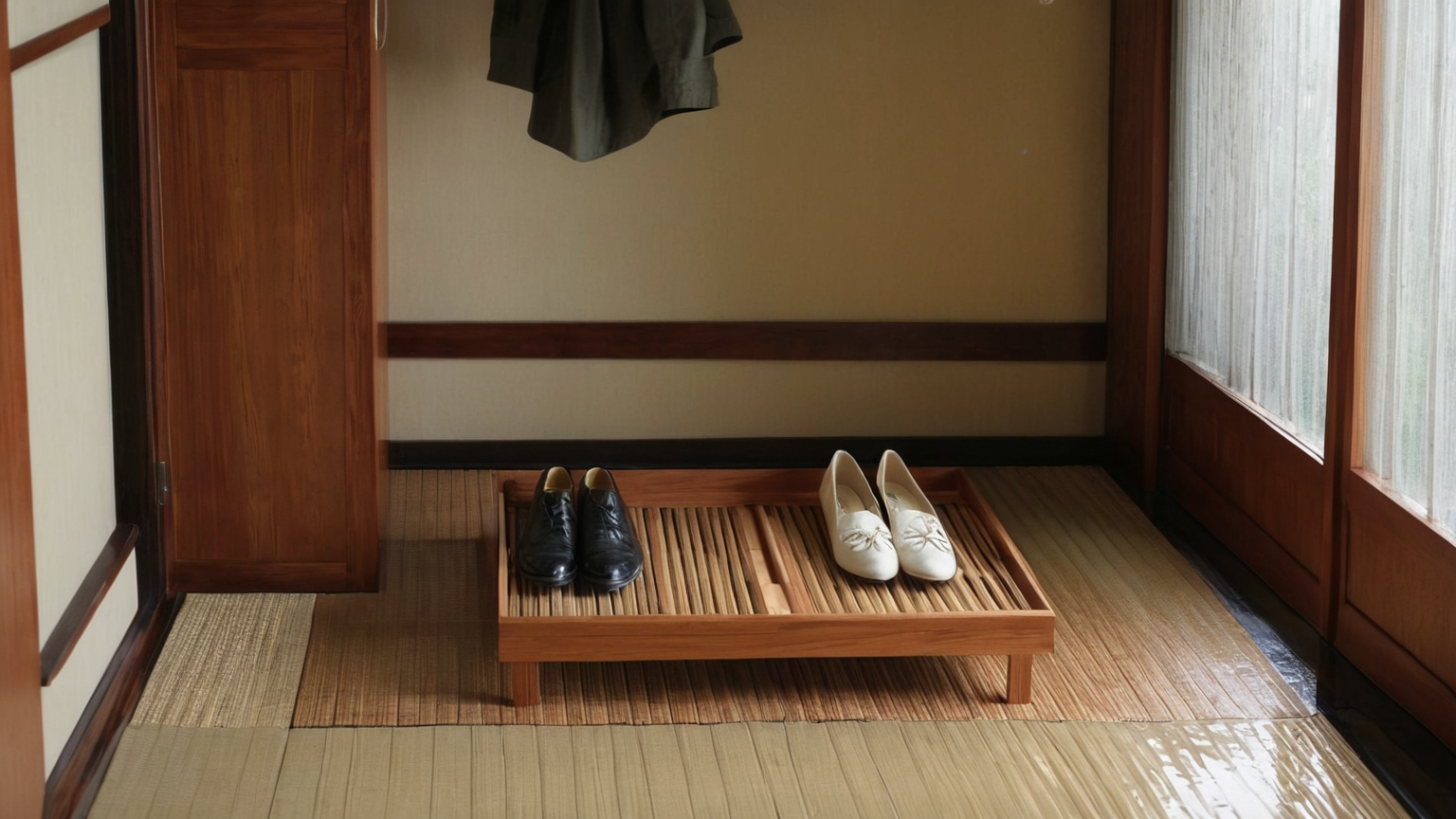 梅雨の玄関を整える：傘・靴・湿気をためない小さな収納の作り方