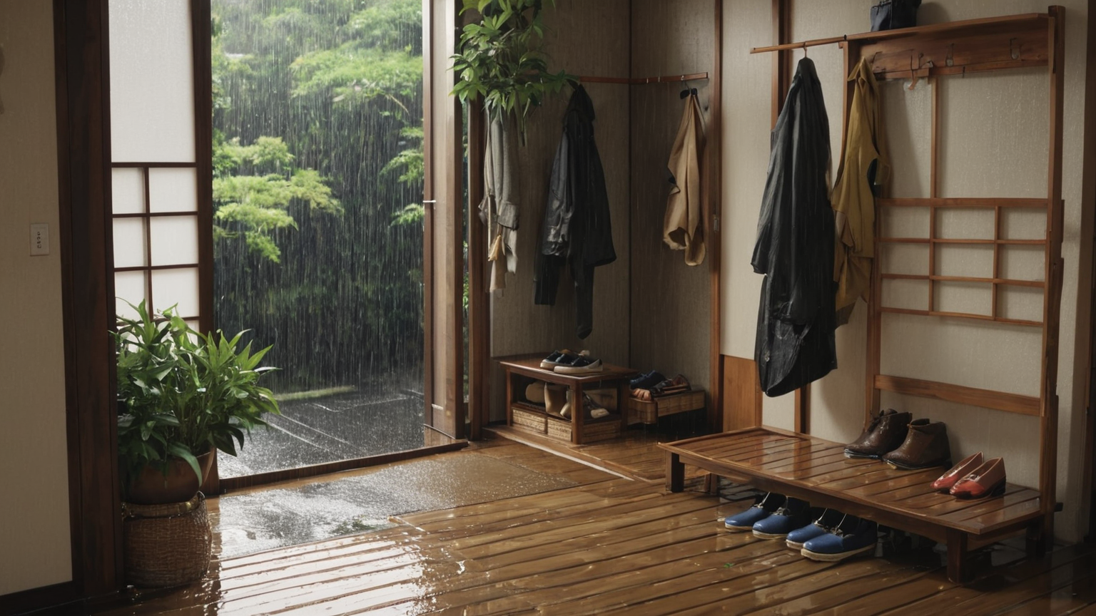 梅雨の玄関を清潔に保つ整え方：靴、傘、湿気、においの小さなチェックリスト